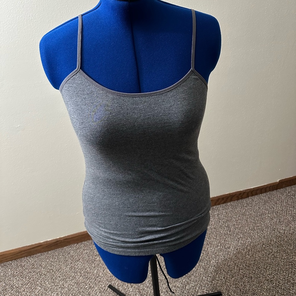 Grey time and tru tanktop